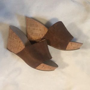 Nine West suede wedges